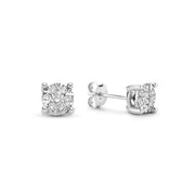 Isabel Bernard De la Paix Hanaé 14 Carat Whitegold Ear Studs | diamond 0.28 ct | IBD360014