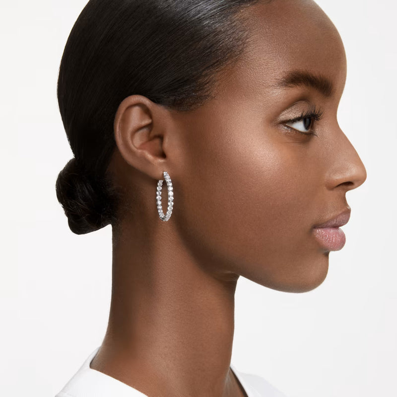 Swarovski Matrix Silver Earrings 5647715-zoom-