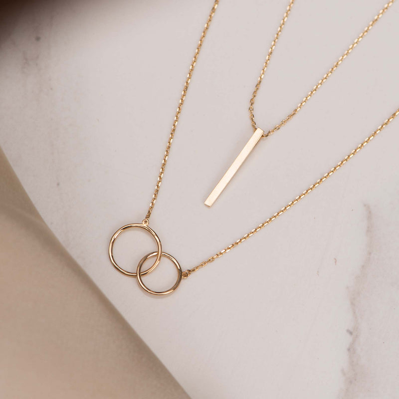 Isabel Bernard Le Marais Loulou 14 Carat Golden Necklace IB340132 (Length: 40.00-44.00 cm)-zoom-