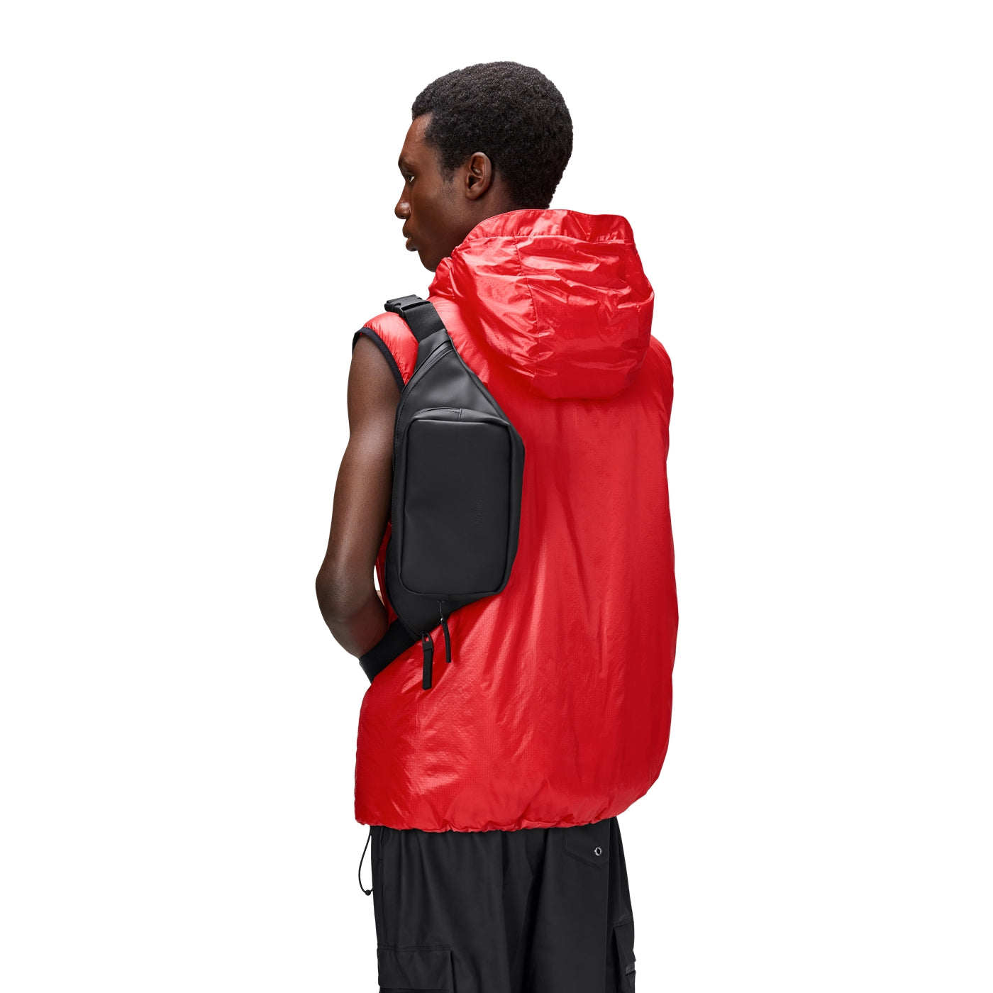 Rains Bum Black Waist Bag R14720-01