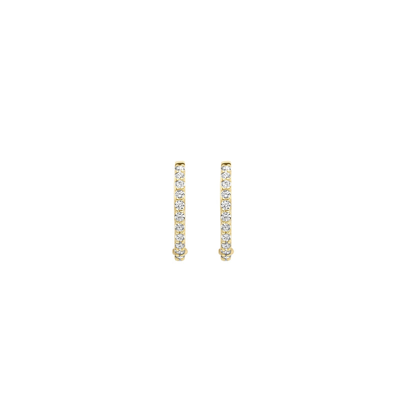 Blush Gold Hoop Earrings 7270YZI-zoom-