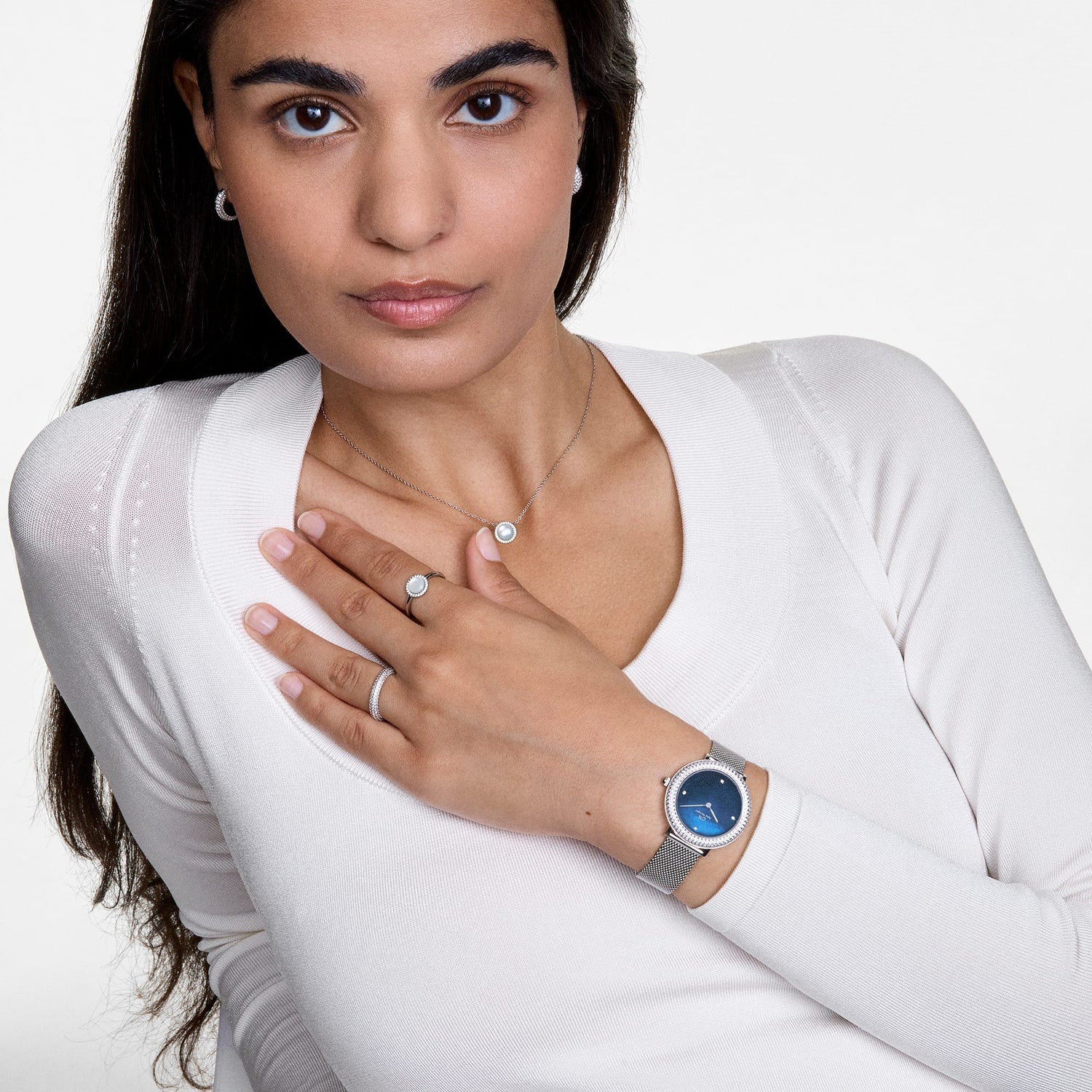 Daniel Wellington Audrey Mother of Pearl Choker DW00401453