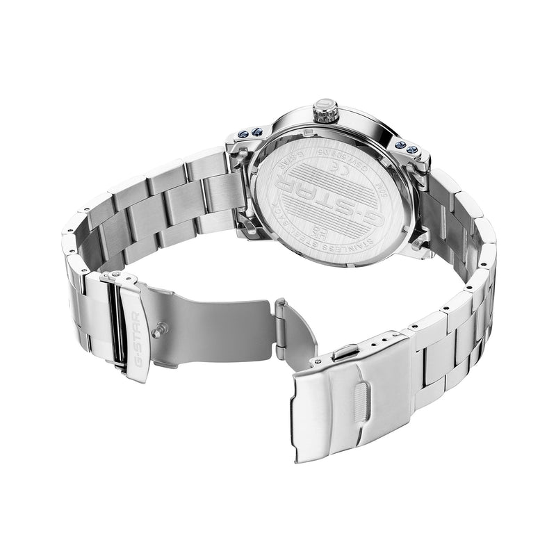 G-STAR Rovic Silver-Tone Steel Men's Watch GSW.509.05-zoom-