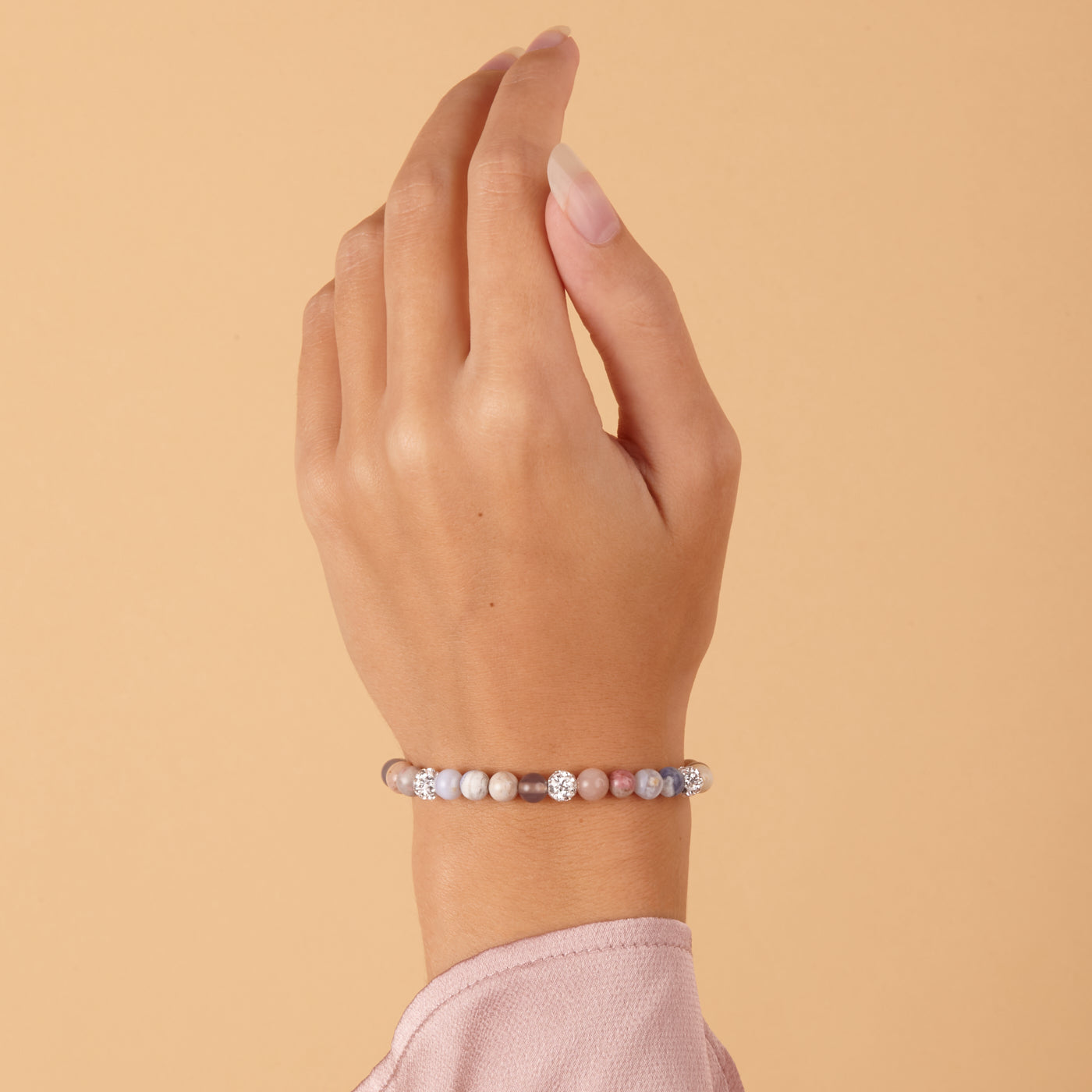 Karma Spiral Sandy Sea Armband 83433 (Lengte: 17.50-19.00 cm)