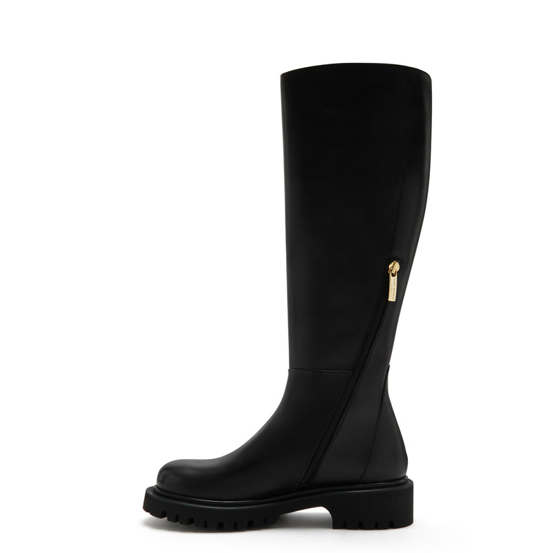 Isabel Bernard Vendôme Riva Black Calfskin Laarzen IB54004-01-42-zoom-
