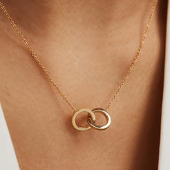 Isabel Bernard 14 Carat Golden Le Marais Zoé Necklace IB340131 (Length: 40.00-44.00 cm)