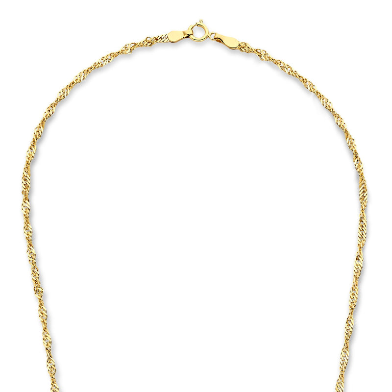 Isabel Bernard Rivoli Lilou 14 Carat Golden Necklace IB340113-zoom-