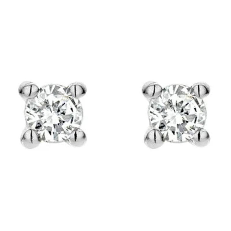 Blush Diamonds 14 karat white gold Ear Stud 7601WDI-zoom-
