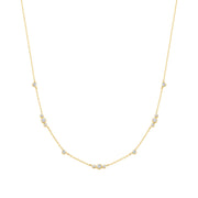 Ania Haie Miss Dainty Gold Coloured Zirconia Necklace AH-N065-04G