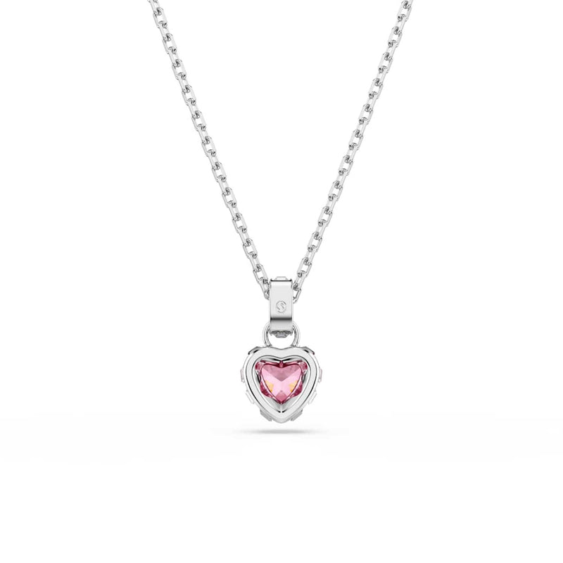 Swarovski Chroma Silver-Tone Necklace with Pink Accents 5757789-zoom-