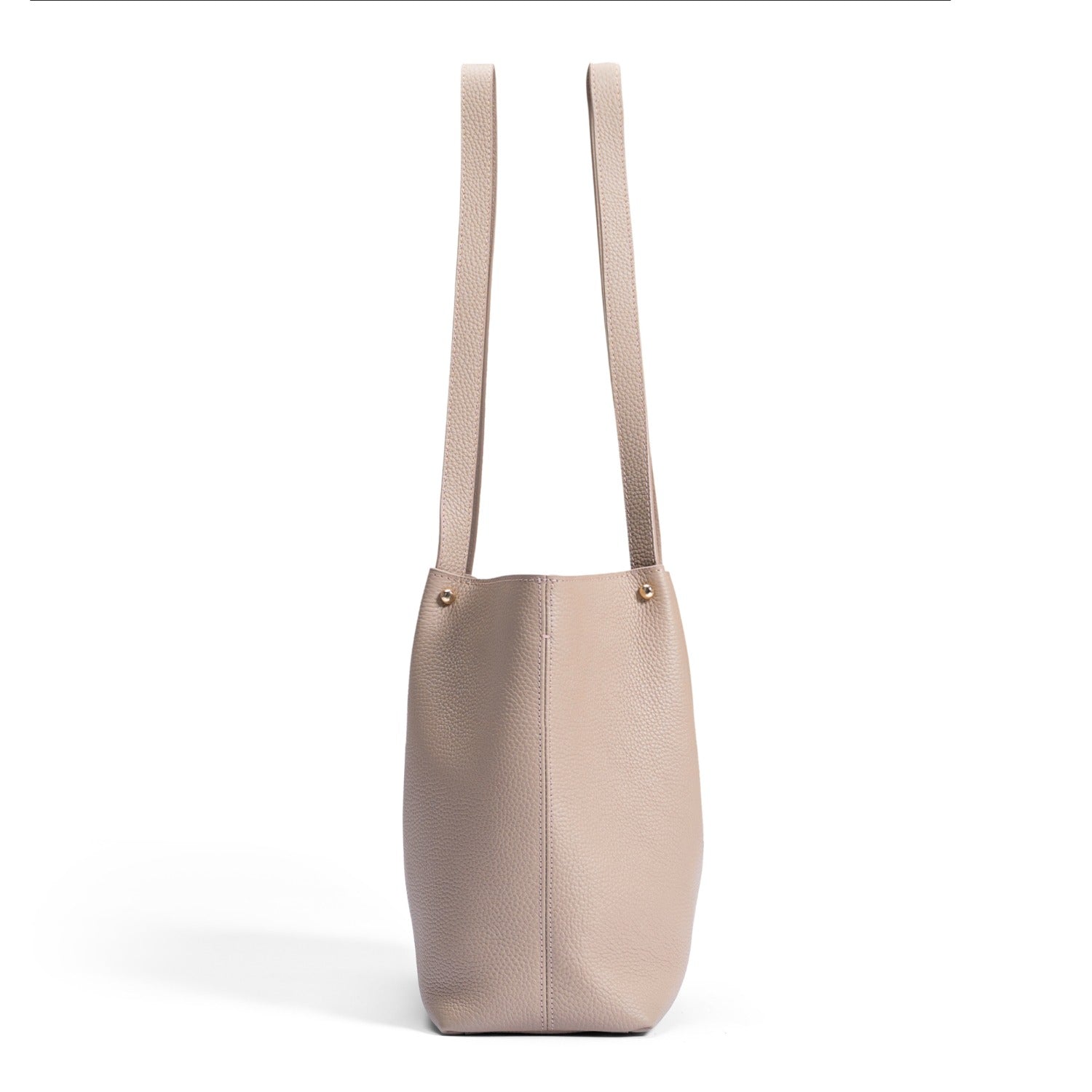 Isabel Bernard Honoré Nata Taupe Leather Shopper of Calfskin Leather IB25086-078
