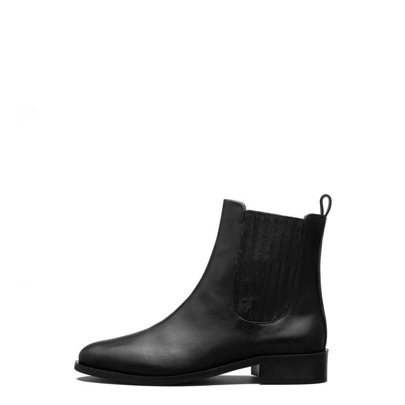 Isabel Bernard Vendôme Chey Black Calfskin Leather Chelsea Boots IB53012-001-42-zoom-