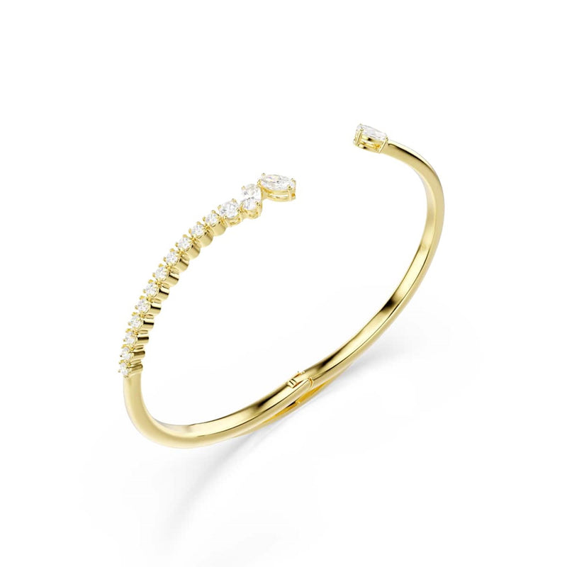 Swarovski Mesmera Attract Gold-Tone Open Bracelet 5761638-zoom-