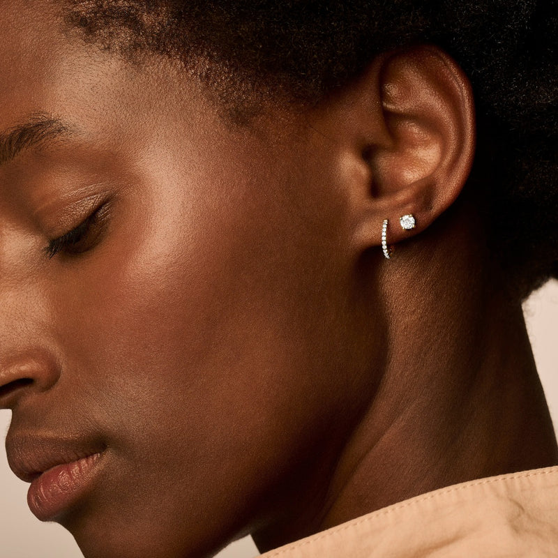 Blush Gold Hoop Earrings 7270YZI-zoom-