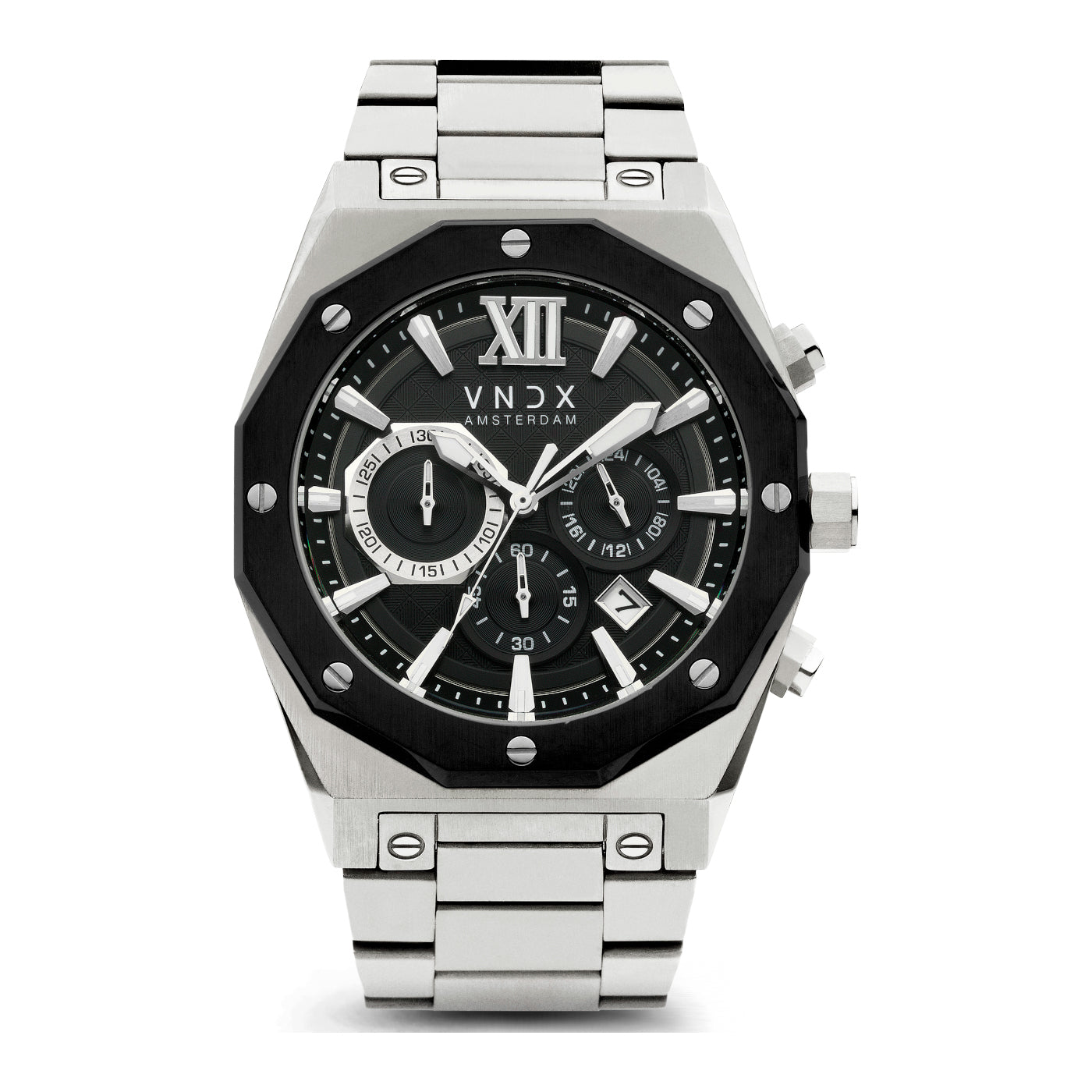 VNDX Wise Man Steel Chronograph Men's Watch MS11885-01