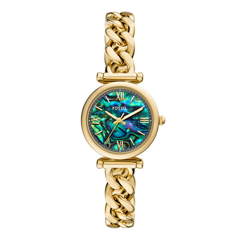 Fossil Carlie Gold and Black Pearl Women's Watch ES5416-zoom-