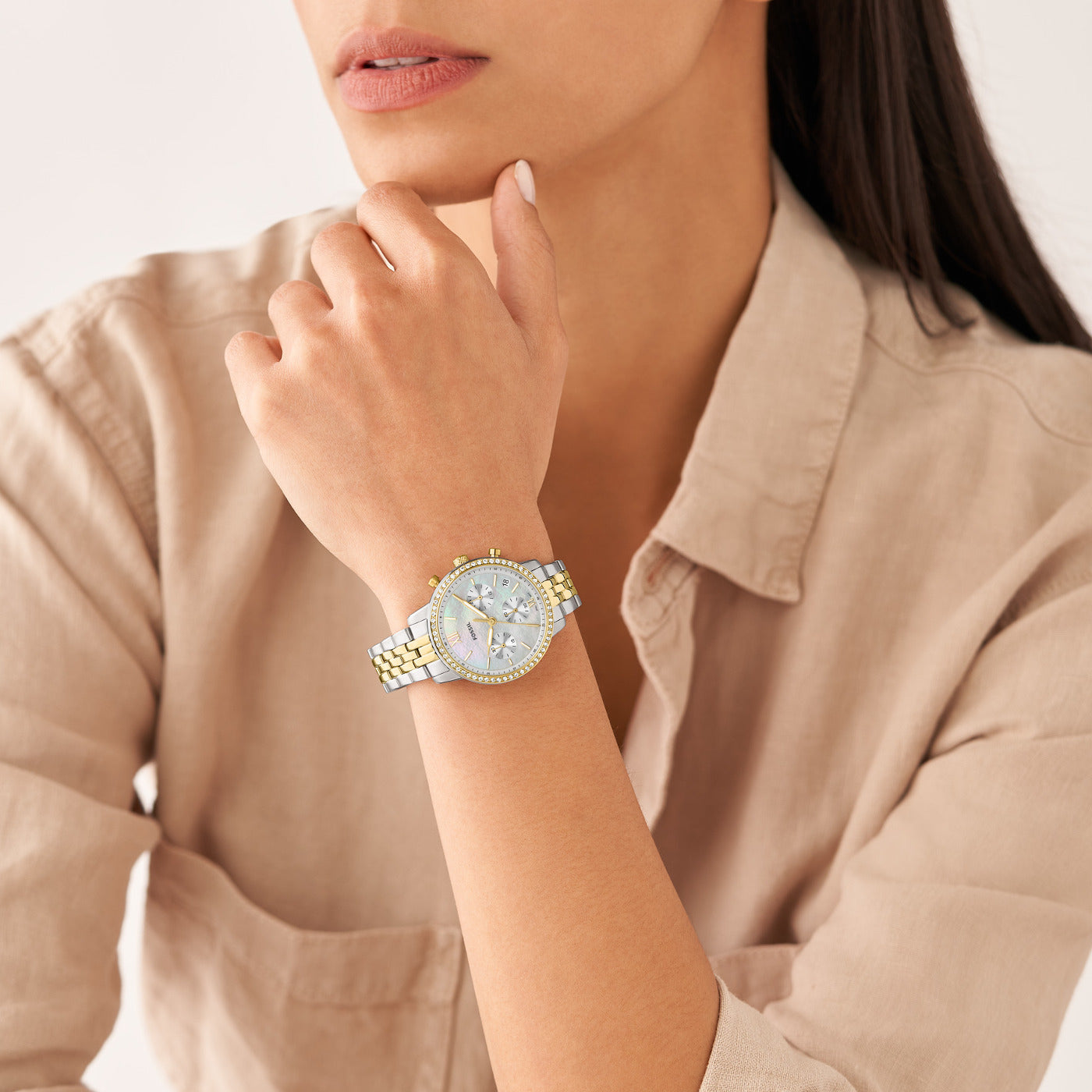 Fossil Neutra Gold Watch ES5216