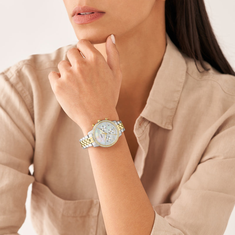 Fossil Neutra Gold Watch ES5216-zoom-