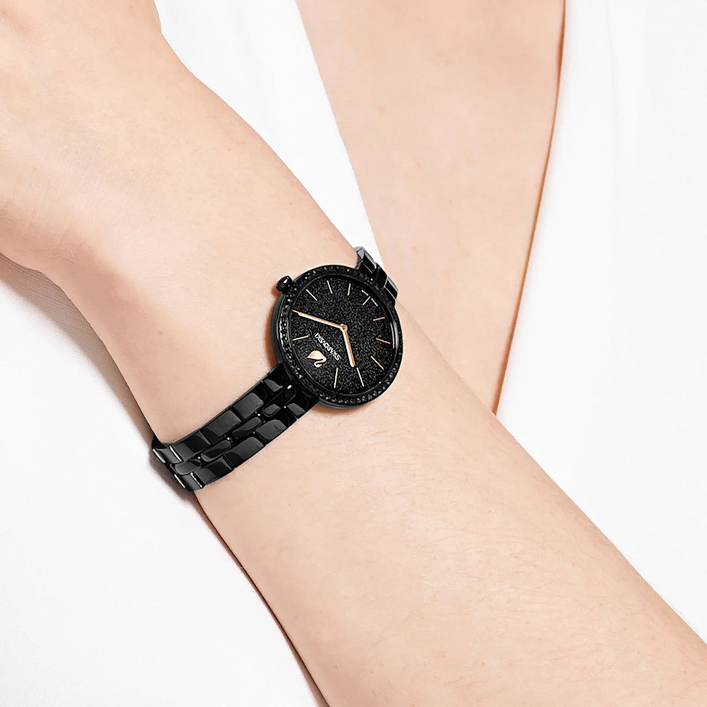 Swarovski Cosmopolitan Black Stainless steel Watch 5547646