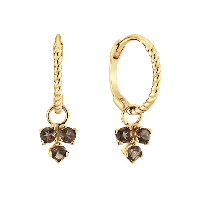 Jackie Gold 14 karat gold Hoop Earrings JKE24.019-zoom-