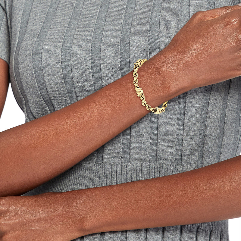 Tommy Hilfiger Stainless Steel Gold-coloured Women's Chain Bracelet TJ2781026-zoom-