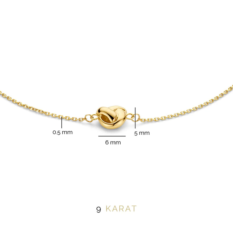 Beloro Jewels Della Spiga Emilia 9 carat gold Bracelet BO320020-zoom-