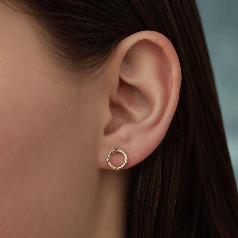 Beloro Jewels La Rinascente Velia 9 carat gold Ear Studs BO360040-zoom-