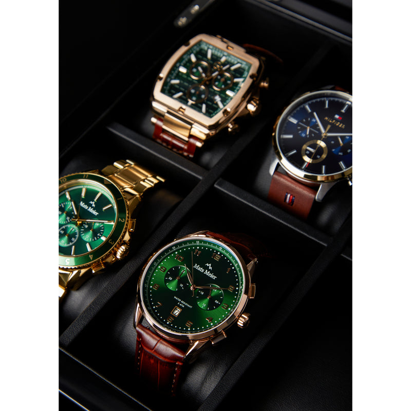Mats Meier Mont Vélan Chrono Green/Brown Watch MM10002-zoom-