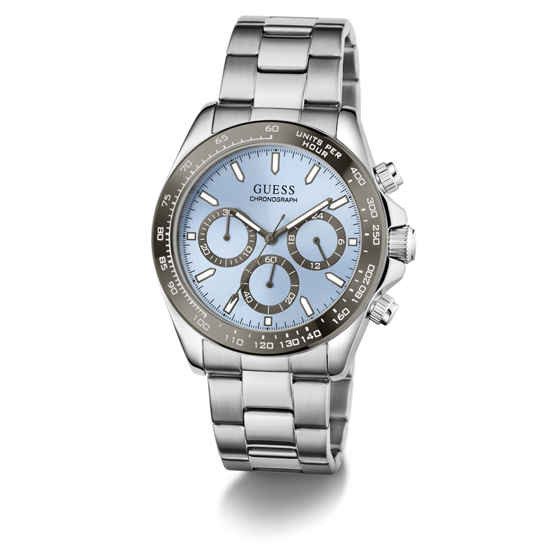 Guess Arthur Light Blue Chronograph Men's Watch GW1058G1-zoom-