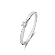 Isabel Bernard De la Paix Céline 14 Carat Whitegold Ring | diamond 0.05 ct | IBD330004-48