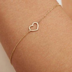 Isabel Bernard Belleville Amore 14 Carat Golden Bracelet IB4020134 (Length: 16.00-18.00 cm)
