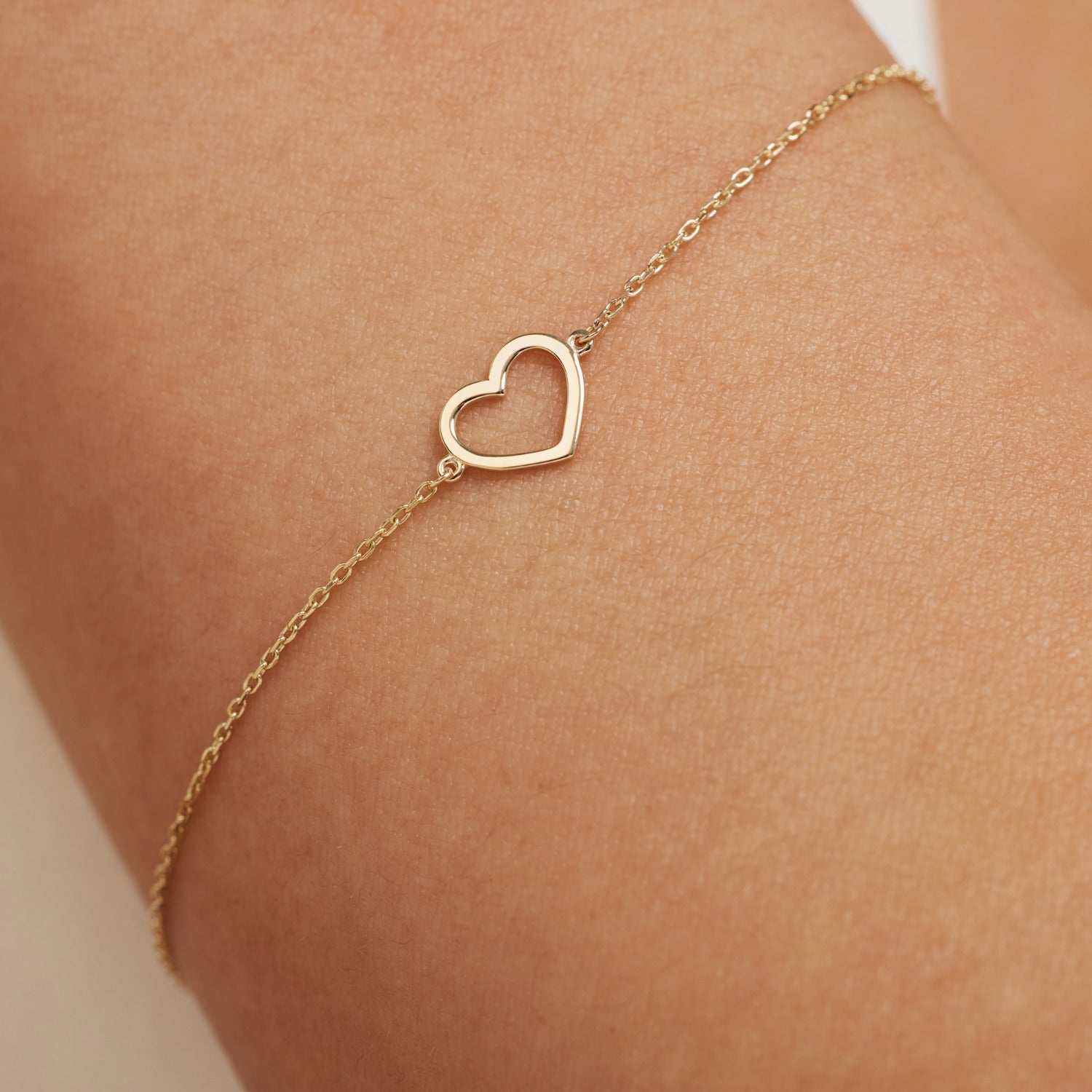 Isabel Bernard Belleville Amore 14 Carat Golden Bracelet IB4020134 (Length: 16.00-18.00 cm)