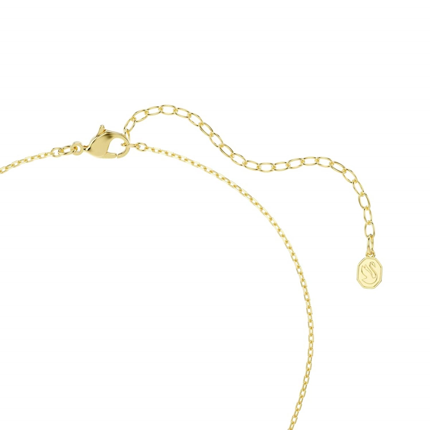 Swarovski Swan Pave Gold-Tone Necklace 5754626