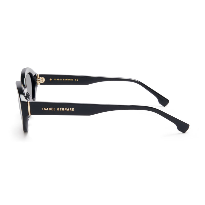 Isabel Bernard La Villette Rosaire Black Ovale Sunglasses IB400002-01-01-zoom-
