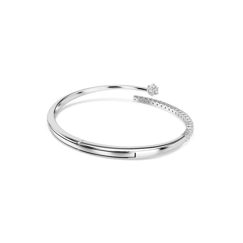 Swarovski Matrix Crash Silver-Tone Open Bracelet 5753571-zoom-