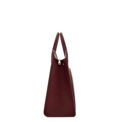 Isabel Bernard Honoré Nadine Bordeaux Calfskin Leather Handbag IB25080
