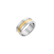 Calvin Klein Silver and Gold-coloured Ring CJ35000060-64