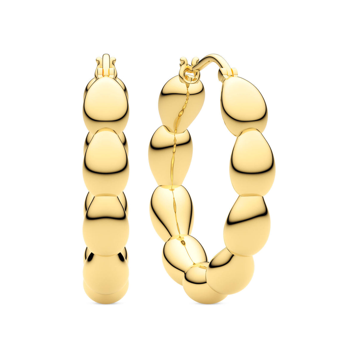Sif Jakobs Gold Plated Goccia Cerchietto Medio Earrings SJ-E2597-YG