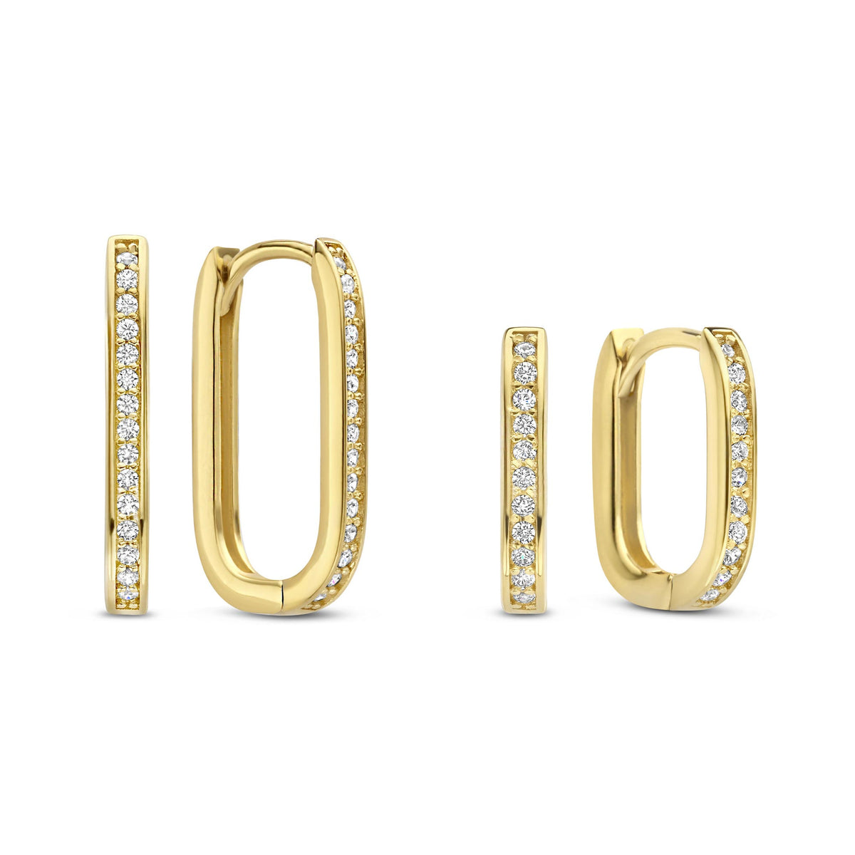 Parte Di Me Sorprendimi 925 Sterling Silver Earrings Giftsetwith14K Gold Plating PDM90061