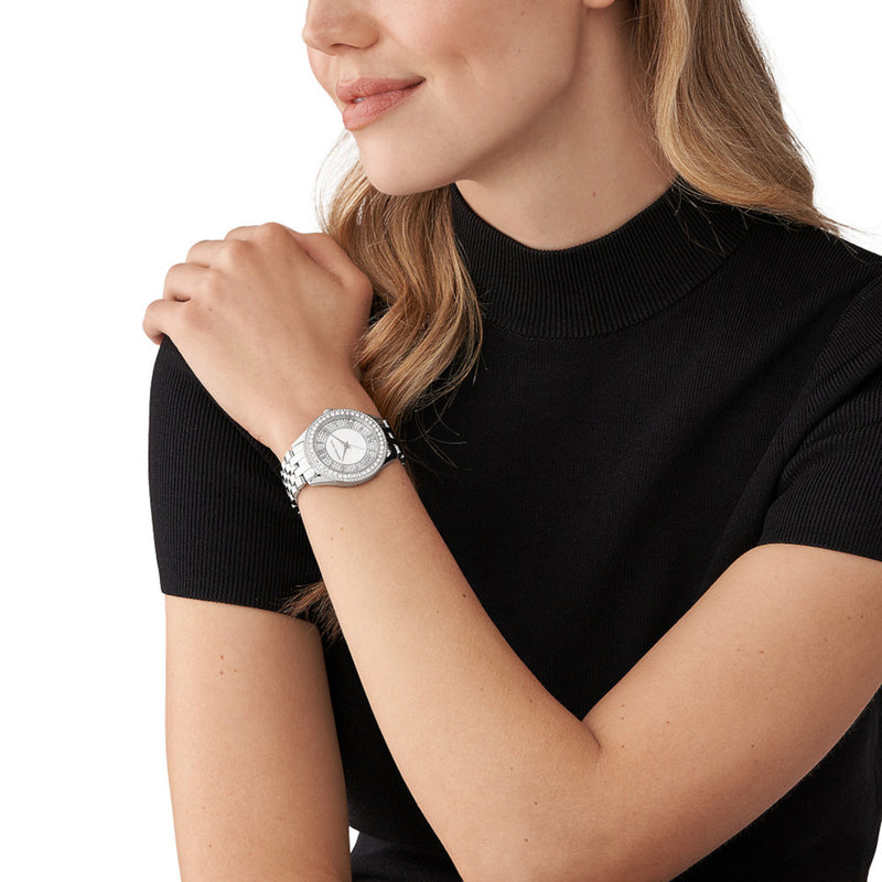 Michael Kors Harlowe Silver Watch MK4708-zoom-