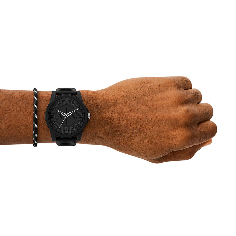 Armani Exchange Outerbanks Black Watch AX7159SET-zoom-