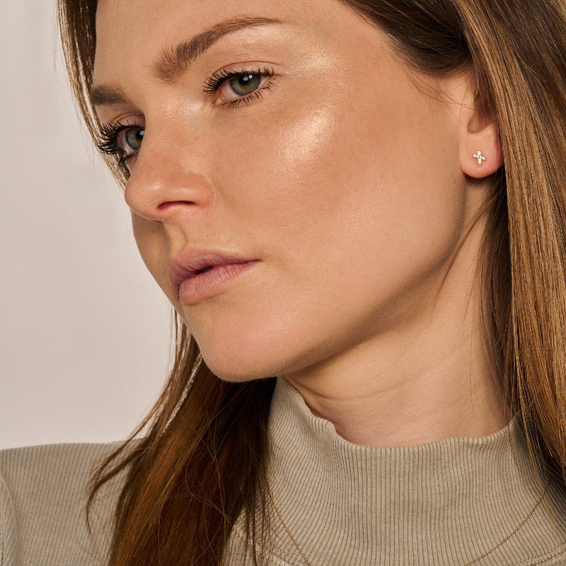 Blush 14 karat gold Earrings 7301YZI-zoom-