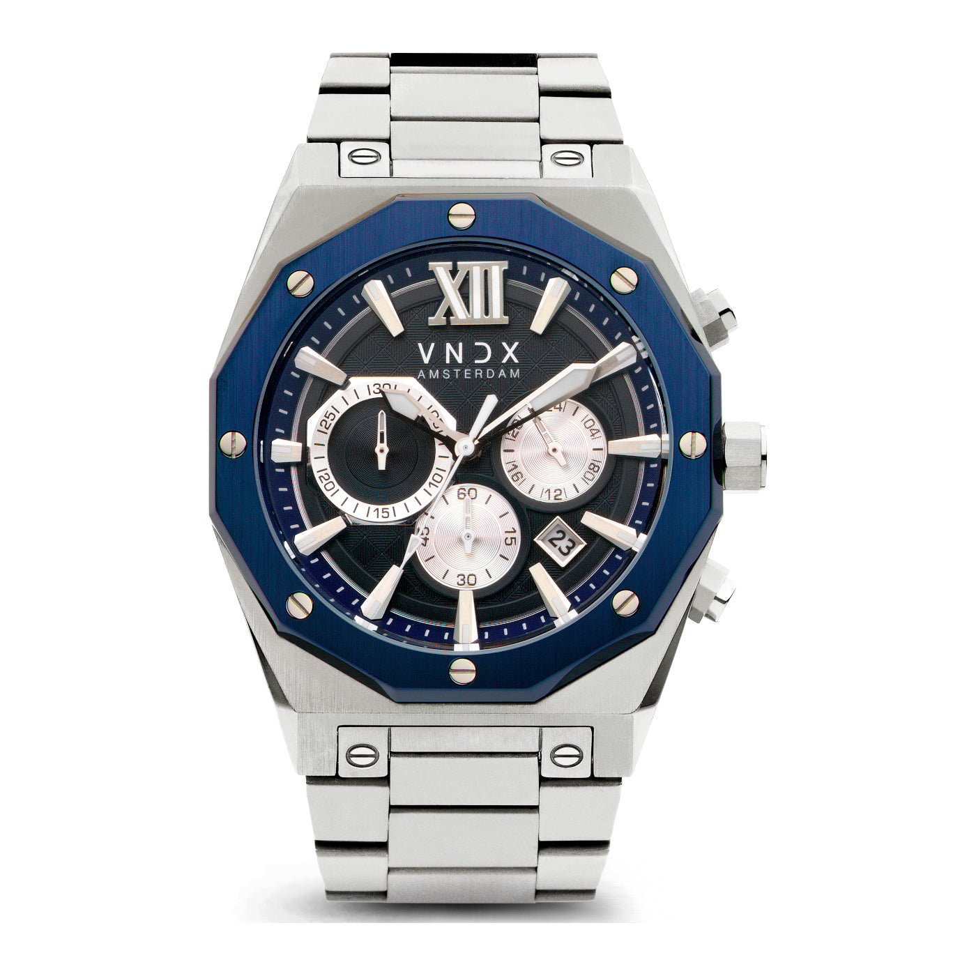 VNDX Wise Man Steel Chronograaf Heren Horloge MS11885-03