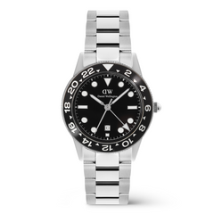 Daniel Wellington Iconic Link Black Ceramic Bezel Men's Watch DW00100919