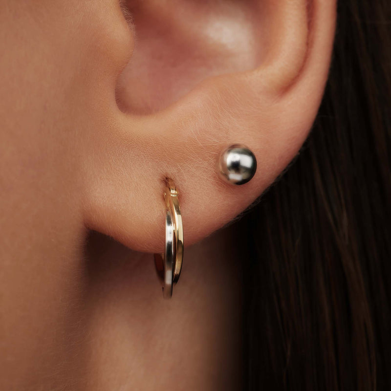 Isabel Bernard Saint Germain Finou 14 Carat Whitegold Ear Studs IB360204-zoom-