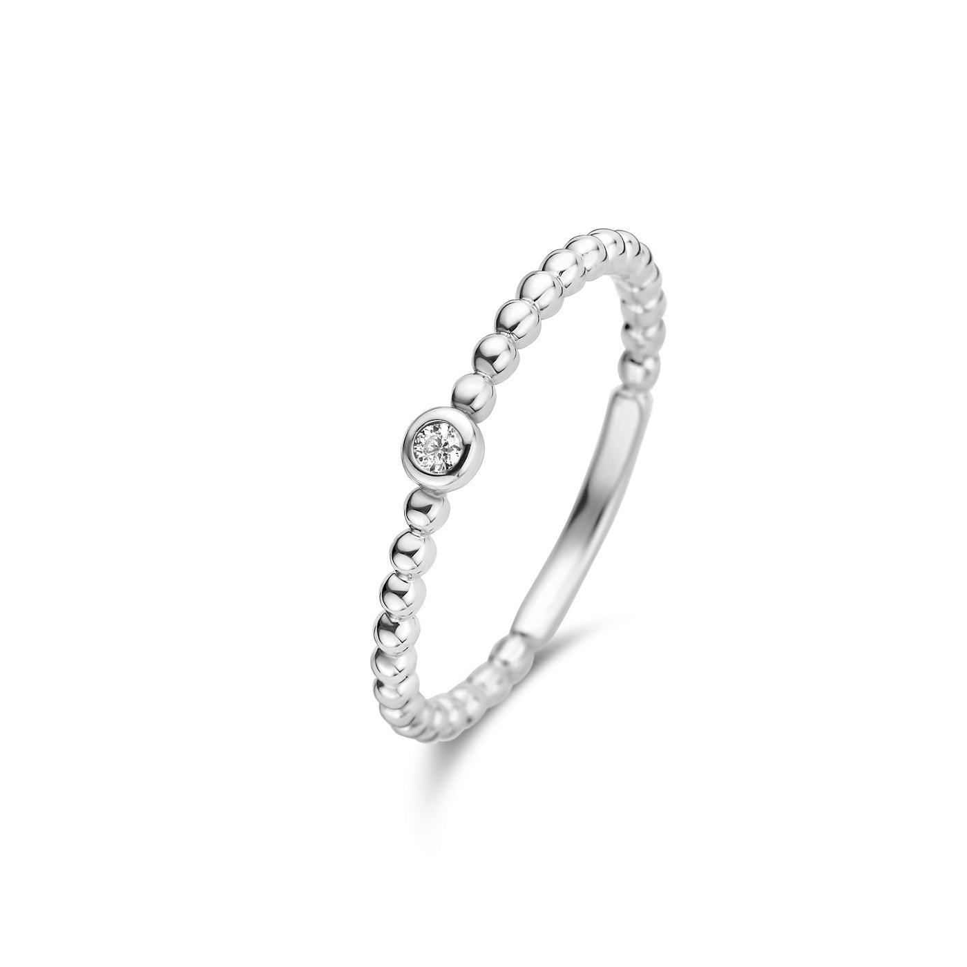 Isabel Bernard 14 Karaat Witgouden Saint Germain Clément Ring IB4105128-50 (Maat: 50)