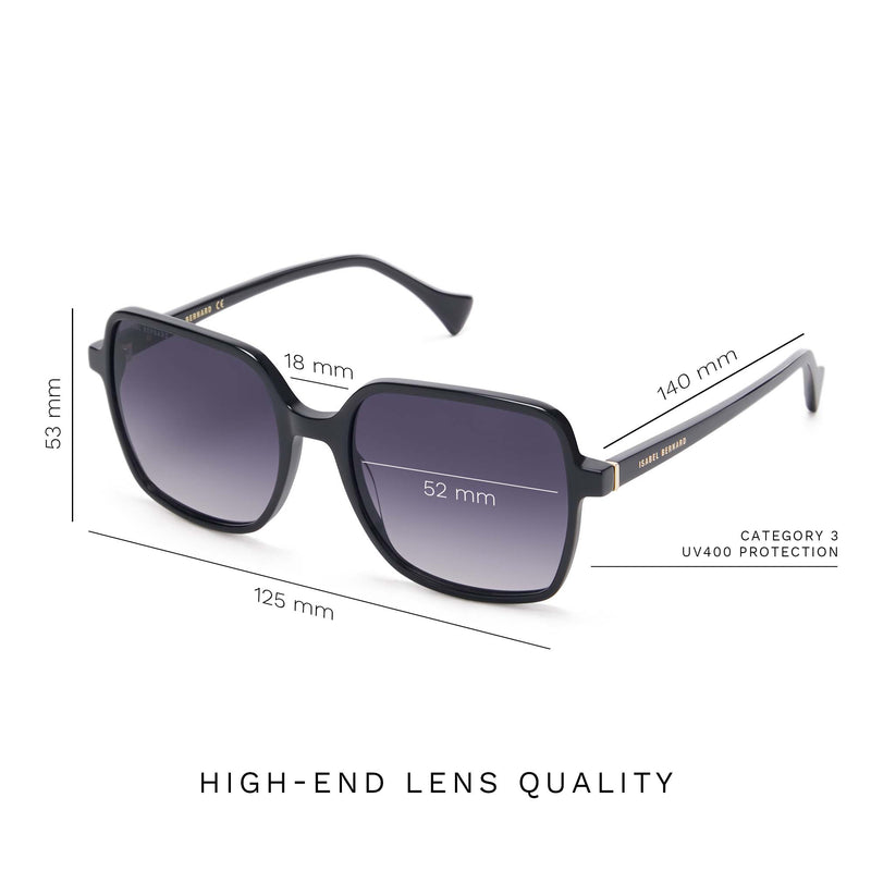 Isabel Bernard La Villette Rene Black Vierkante Sunglasses IB400000-01-01-zoom-