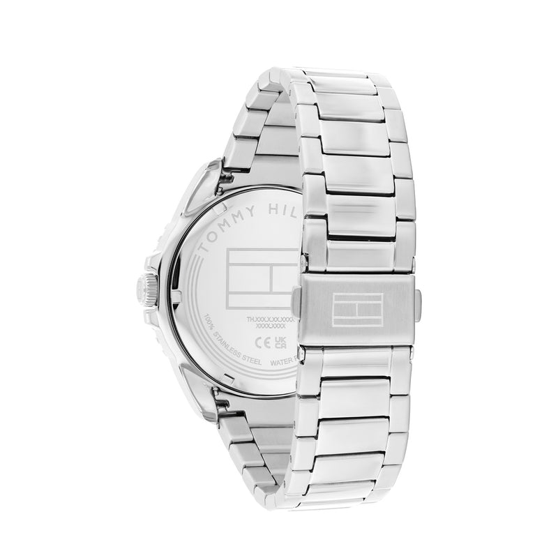 Tommy Hilfiger Oceanic Silver and Black Men's Watch TH1792203-zoom-