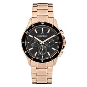 Mats Meier Ponte dei Salti Chronograph Men'sWatch Roesgoldcoloured and Black MM00510