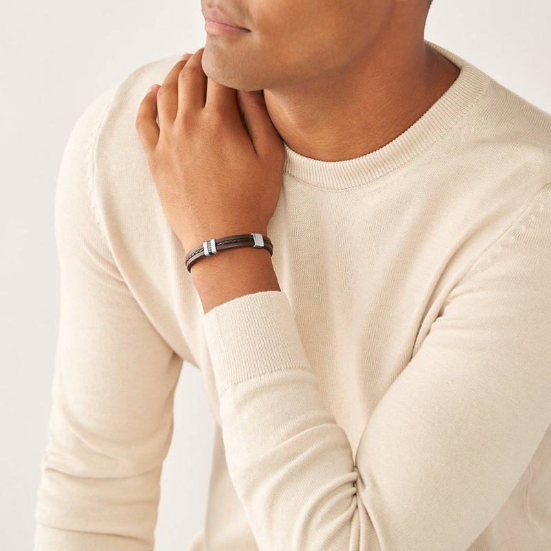 Fossil Brown Bracelet JF04133040-zoom-